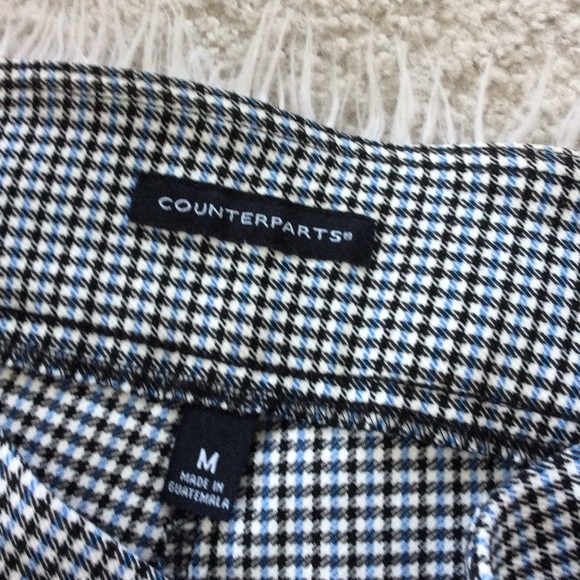 NWOT Counterparts Houndstooth Slim Pants - Picture 6 of 7